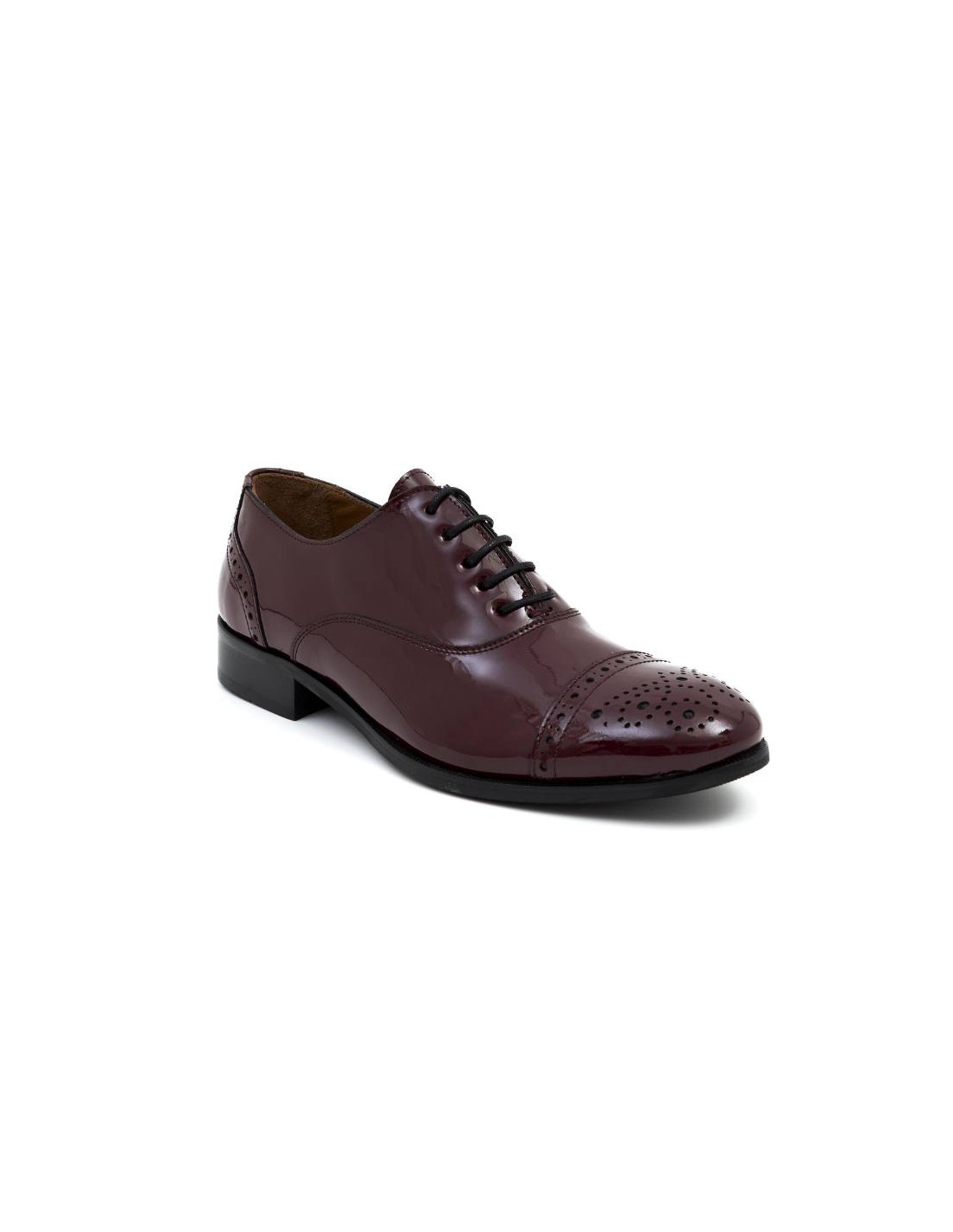 ortiz & reed Zapato de Vestir de charol con maría color burdeos W-FLOMOR-BURDEOS Outlet online