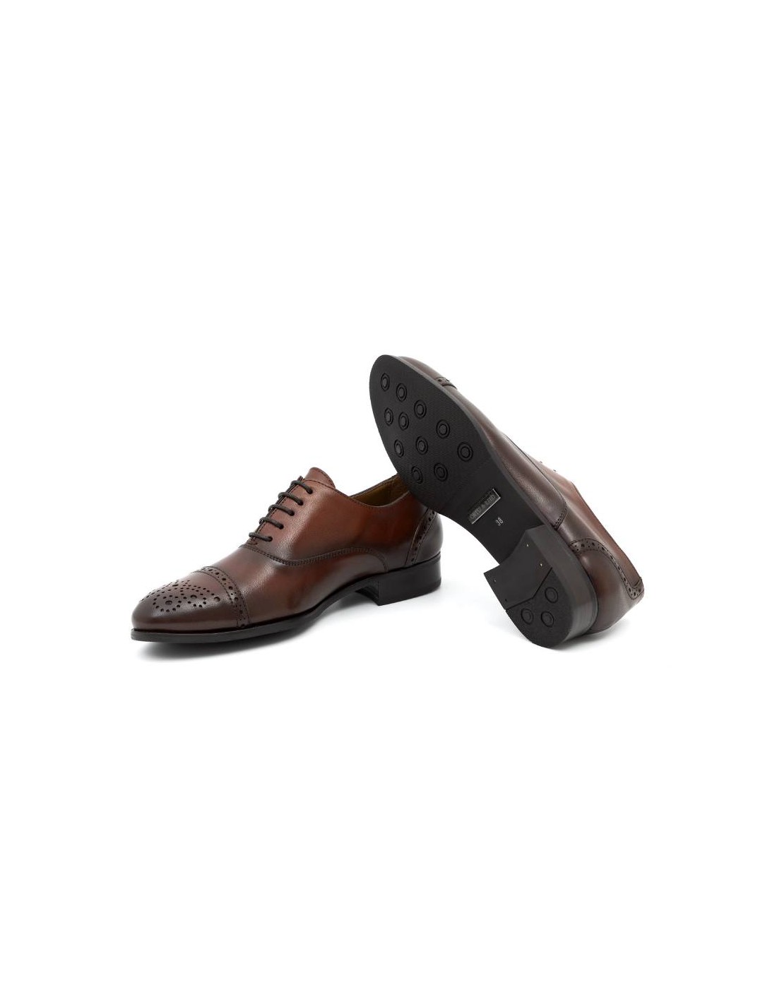 ortiz & reed Zapato de Vestir de piel con maría color cuero W-CRAENI-CUERO Ventas relámpago