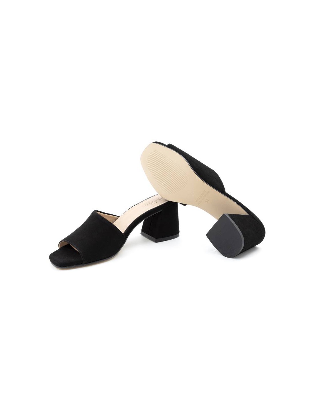 ortiz & reed Zapato de Vestir de ante liso color negro W-ANISE-NEGRO Grandes descuentos