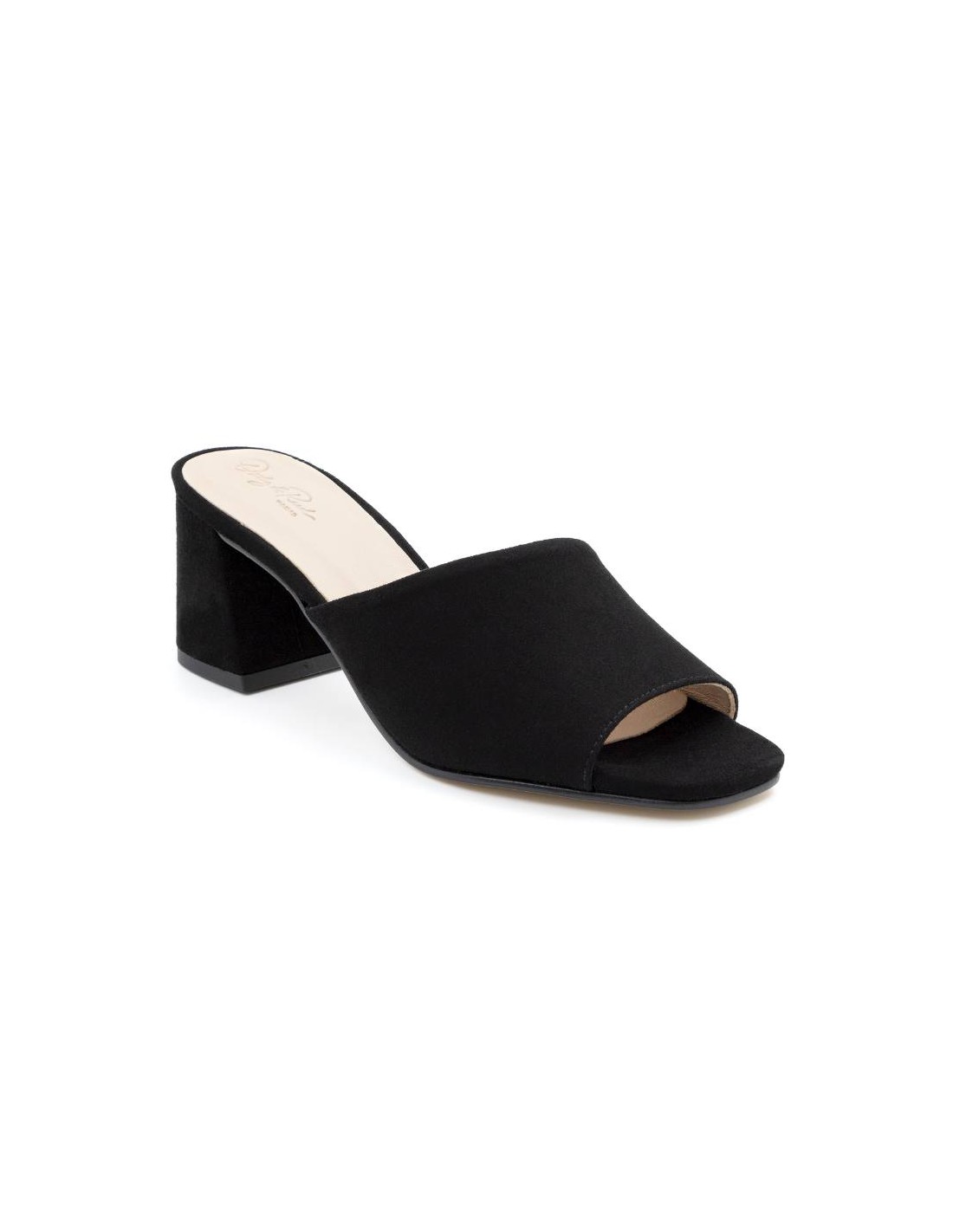 ortiz & reed Zapato de Vestir de ante liso color negro W-ANISE-NEGRO Grandes descuentos