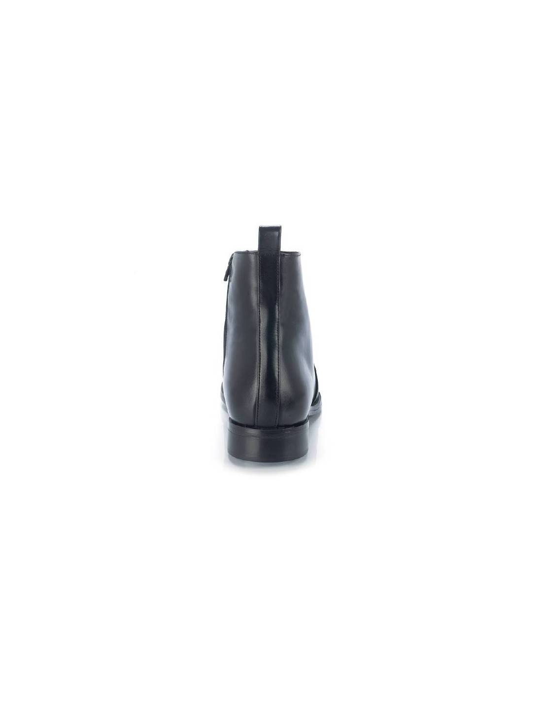 ortiz & reed Botín de piel liso color negro ELZIP-NEGRO Precios de Black Friday