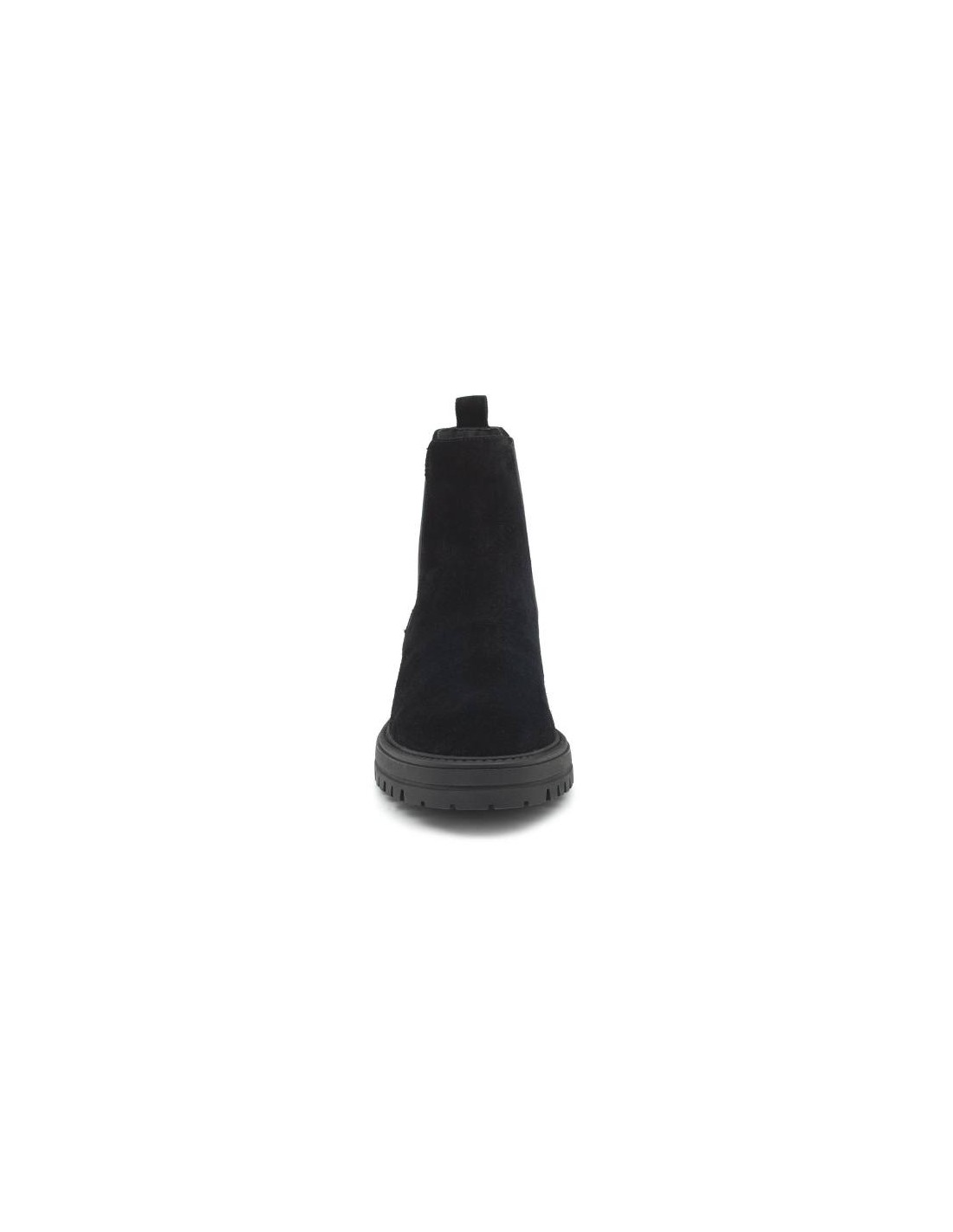 ortiz & reed Botínes Chelsea de ante con elástico lateral color negro SANCOR-NEGRO 2025