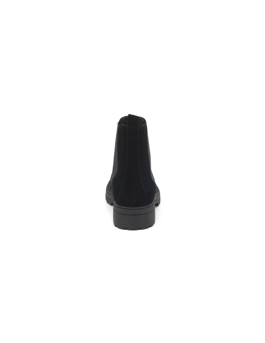 ortiz & reed Botínes Chelsea de ante con elástico lateral color negro SANCOR-NEGRO 2025