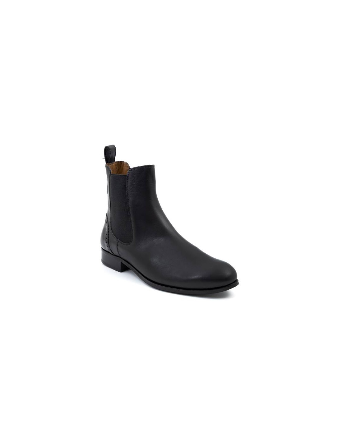 ortiz & reed Botines de mujer de piel liso color negro W-CREED-NEGRO Gran oferta