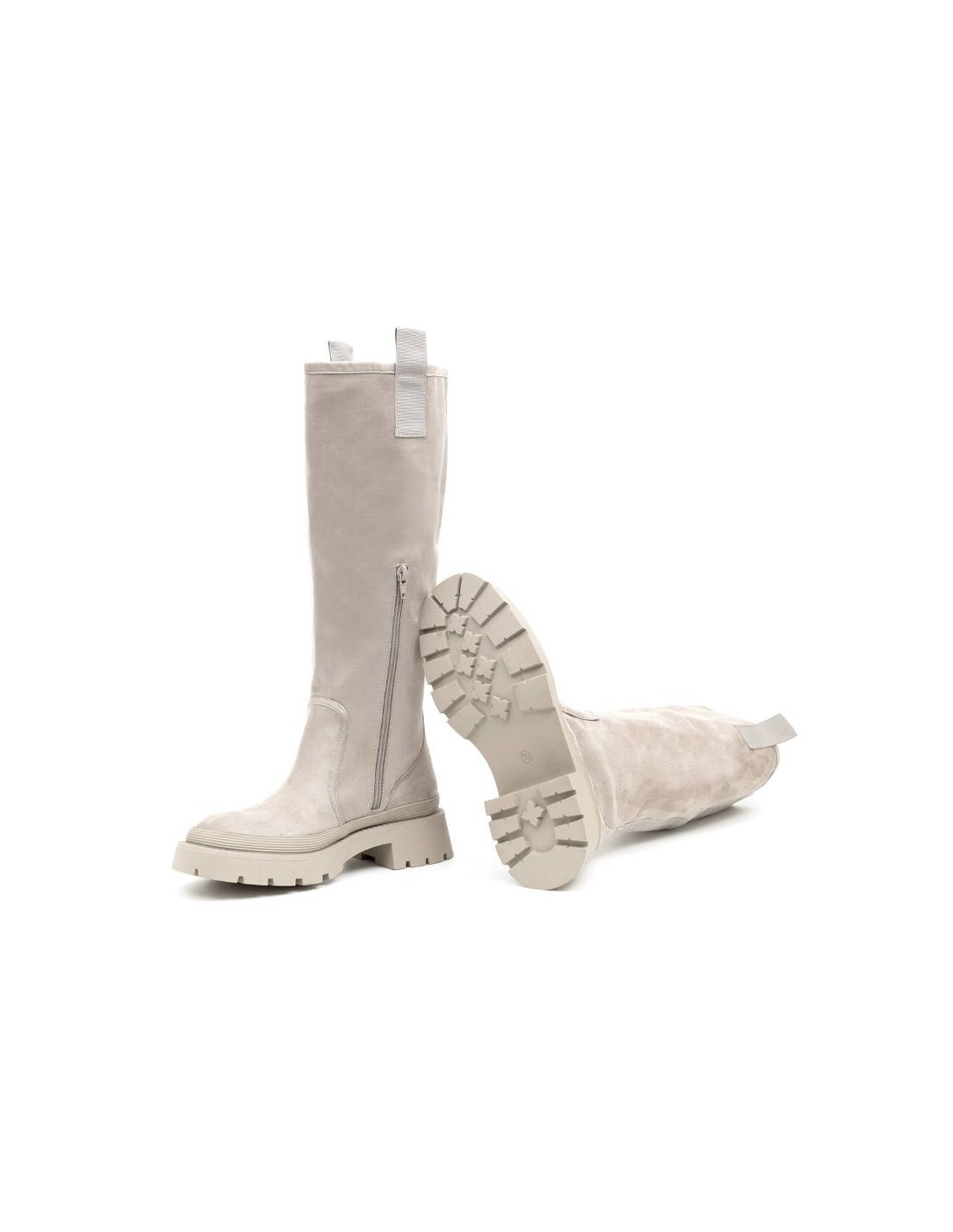 ortiz & reed Botines de mujer liso liso color beige W-ORENOR-BEIGE Mejor oferta