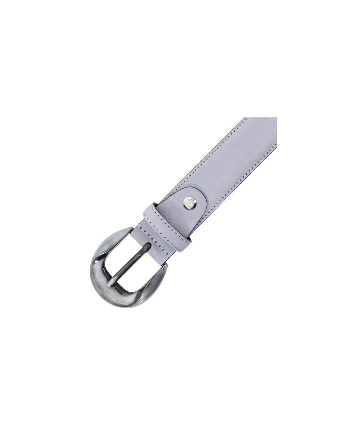 ortiz & reed Cinturón de mujer de ante acabado plano color gris WB-NOBELLA-GREY Oferta especial