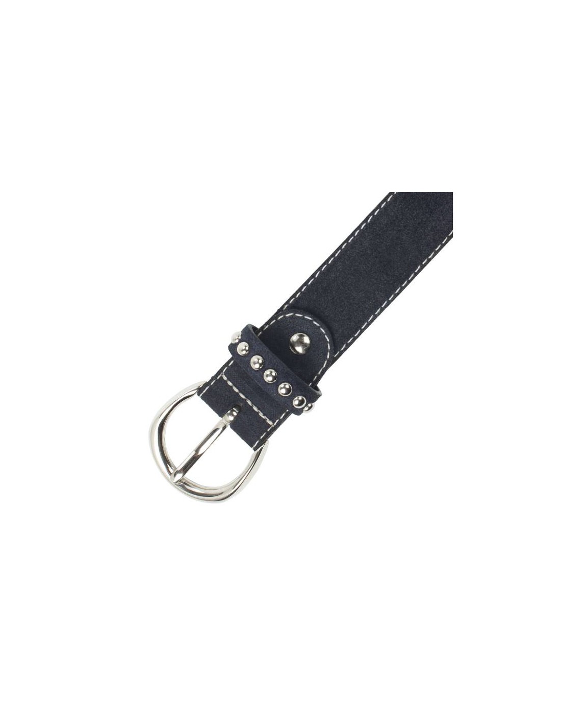 ortiz & reed Cinturón de mujer de ante con remaches color azul WB-SEREL-NAVY COMPRAR AHORA