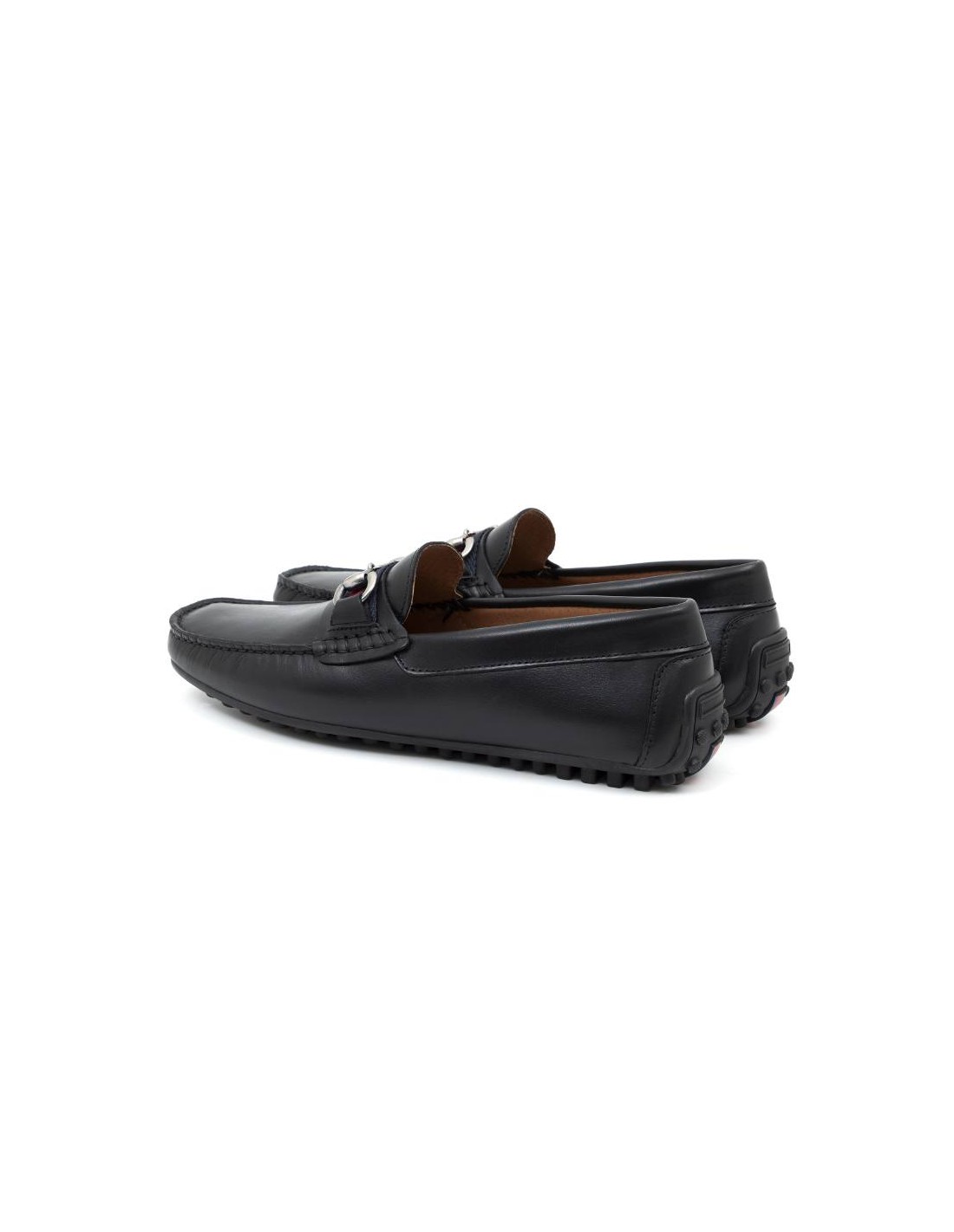 ortiz & reed Mocasín de piel con hebilla color negro BELIPO-NEGRO Promoción por tiempo limitado