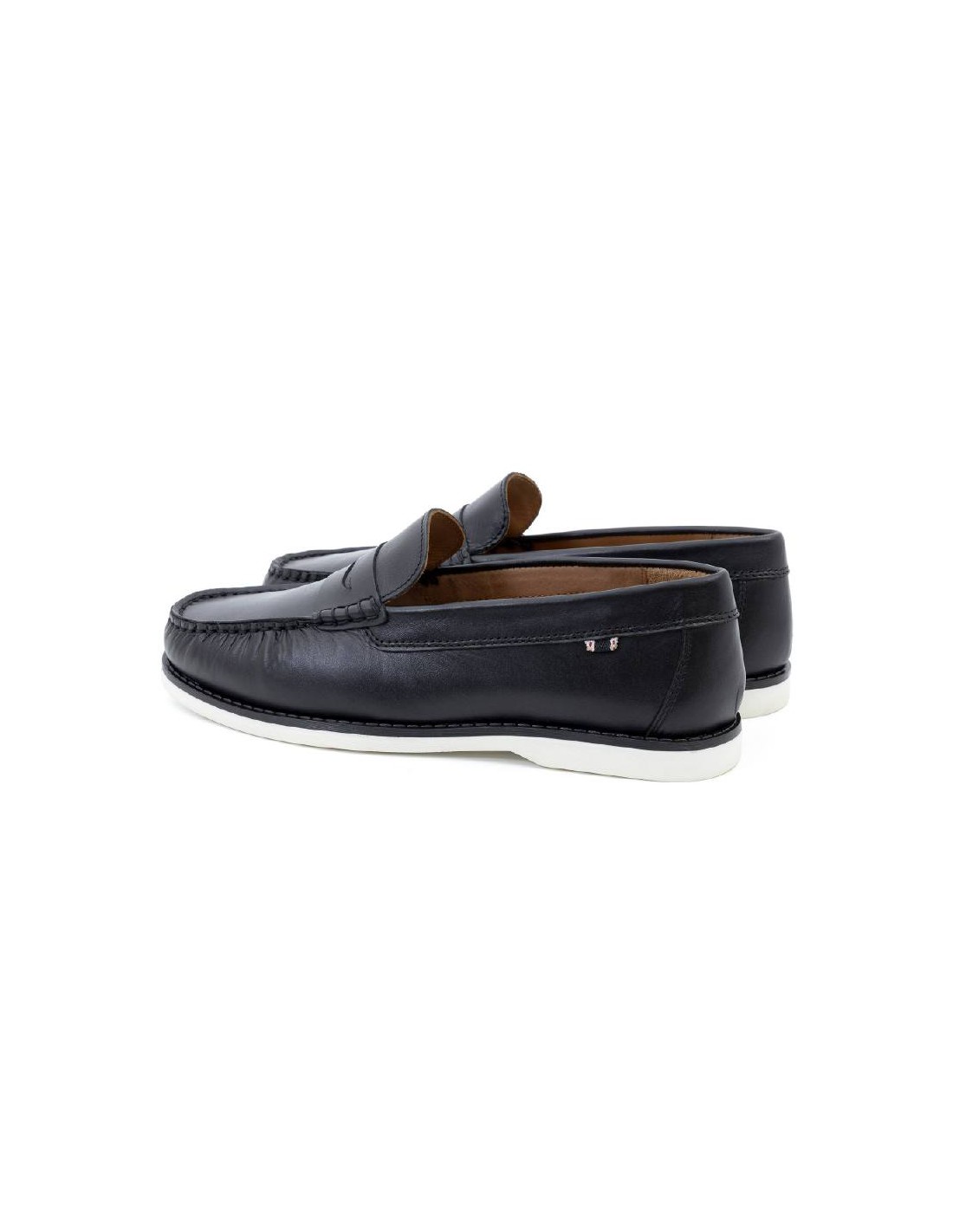 ortiz & reed Náutico de piel con antifaz color negro CRALLY-BLACK Promoción trimestral