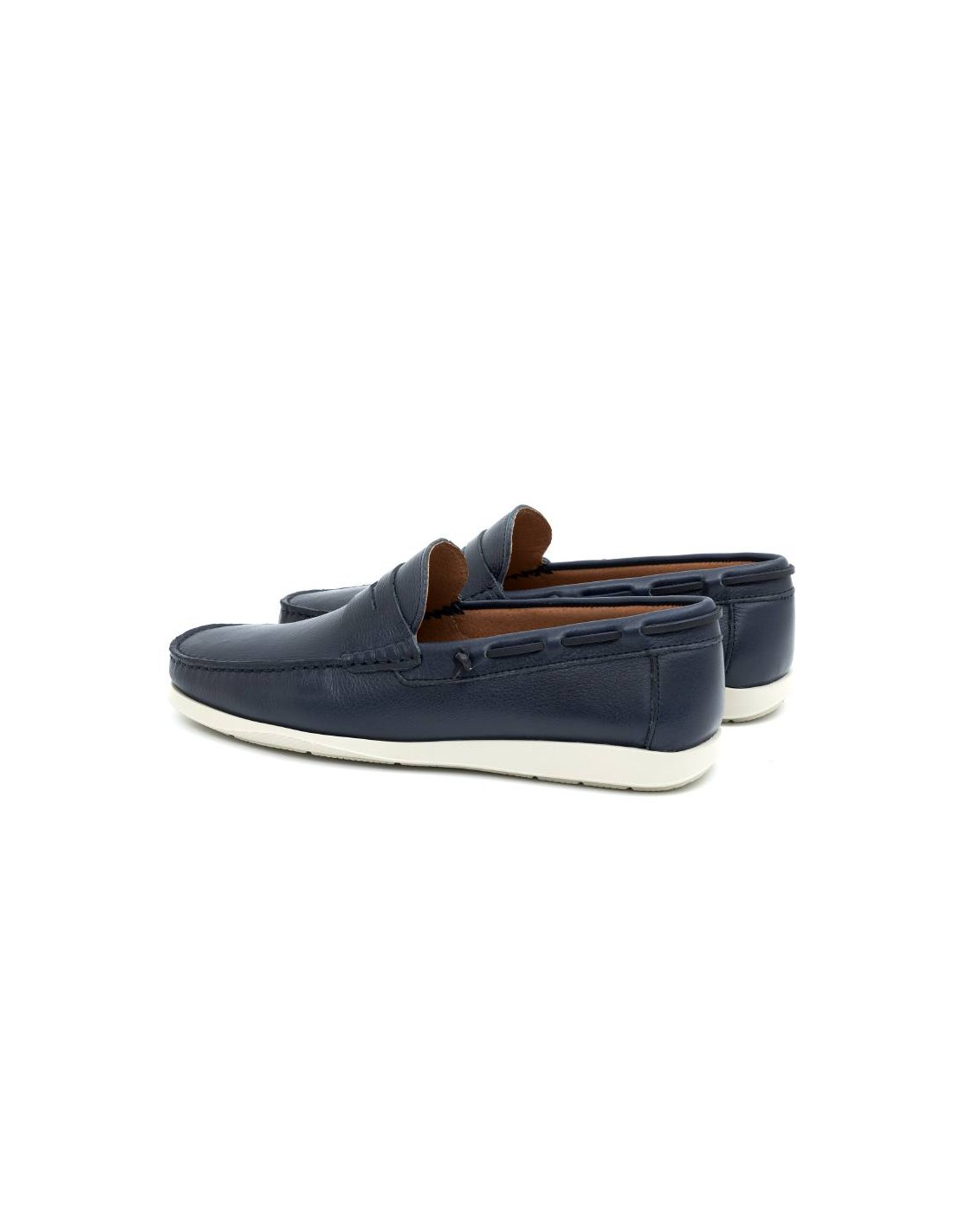 ortiz & reed Náutico de piel con aplique metálico color azul NANOR-NAVY Solo queda un día