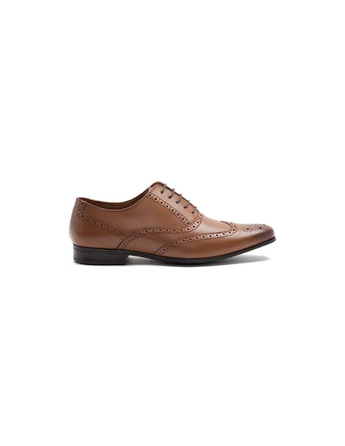 ortiz & reed Oxford de piel acabado a mano color marrón TAFELOR-TABACO Oferta exclusiva