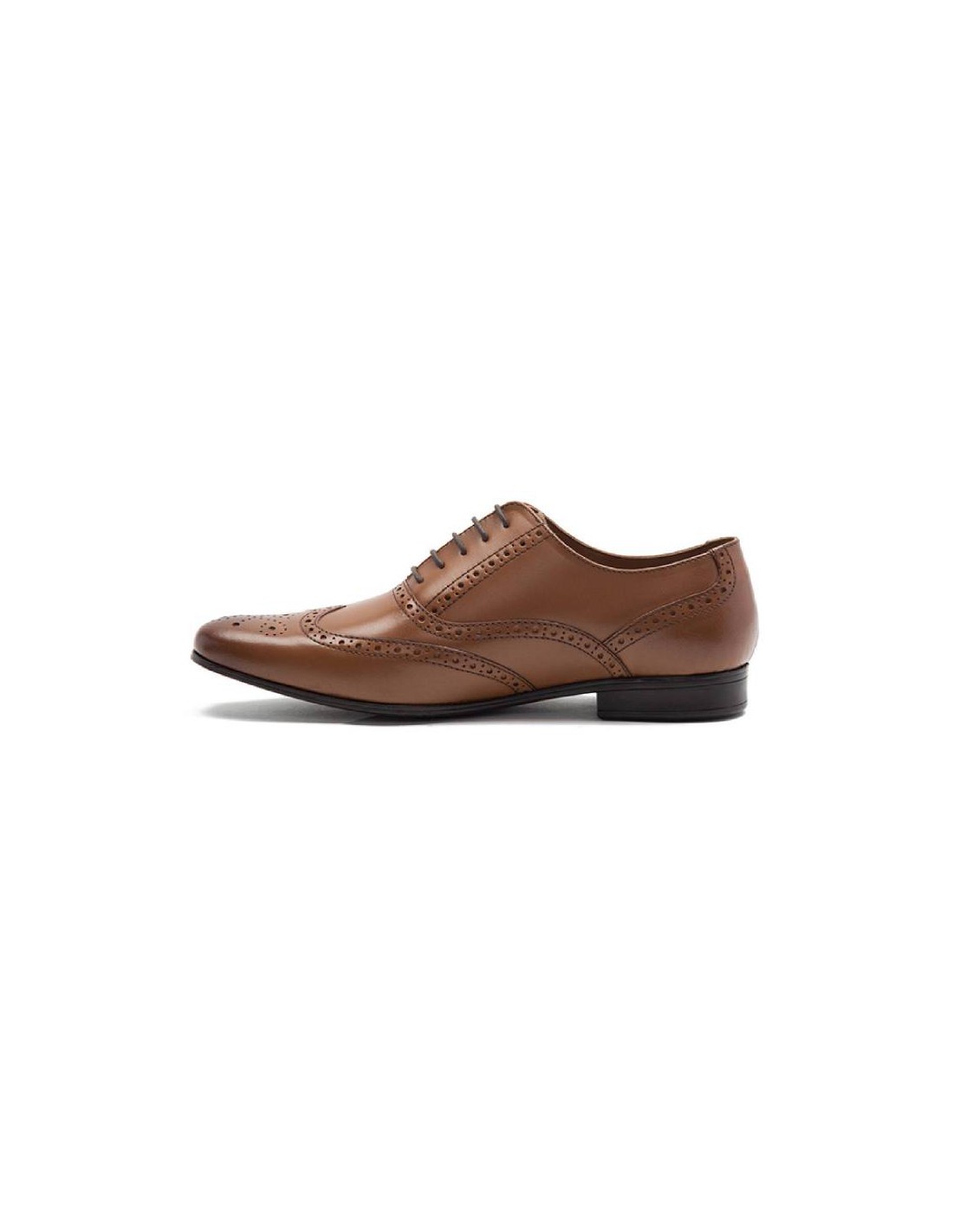 ortiz & reed Oxford de piel acabado a mano color marrón TAFELOR-TABACO Oferta exclusiva