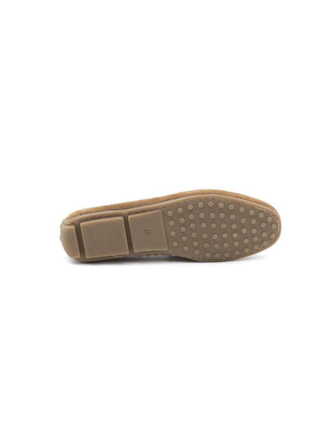 ortiz & reed Mocasines de mujer de ante con hebilla color cuero W-SIMELA-HABANA Rebajas baratas