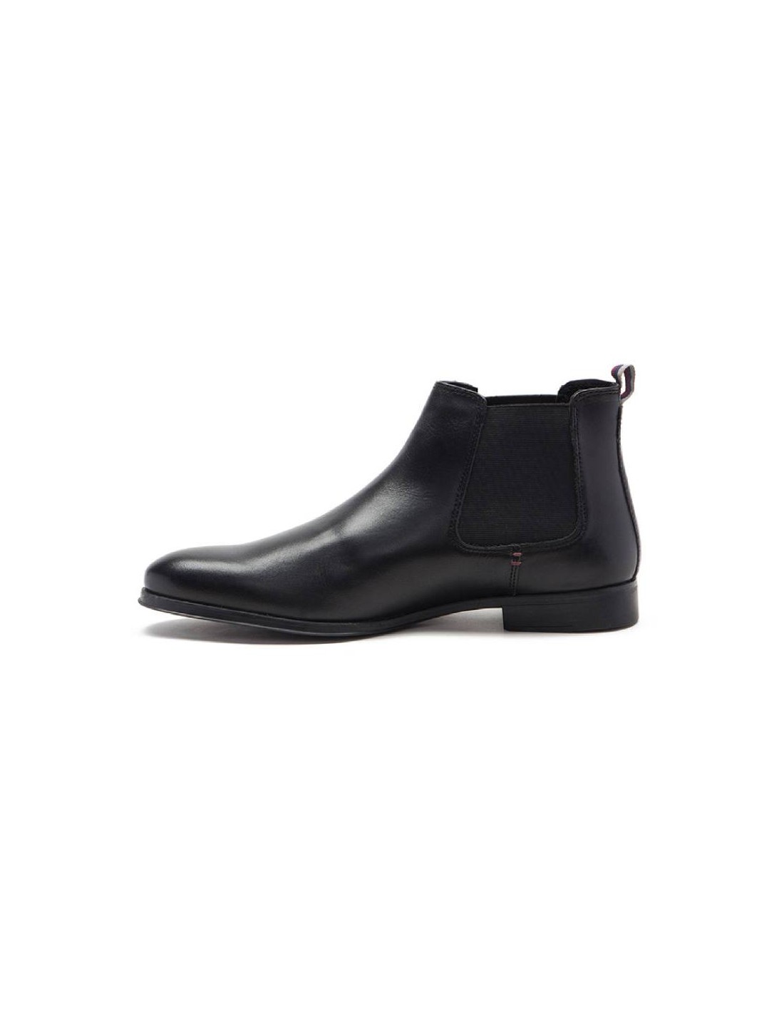 ortiz & reed Botínes Chelsea de piel con elástico lateral color negro TROKOR-BLACK Envío gratis