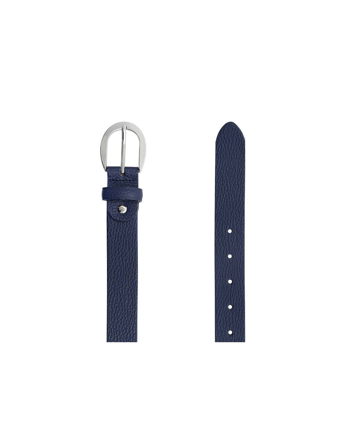 ortiz & reed Cinturón de mujer de piel con pasador de piel color azul WB-NAPP-JEANS Envío internacional gratuito