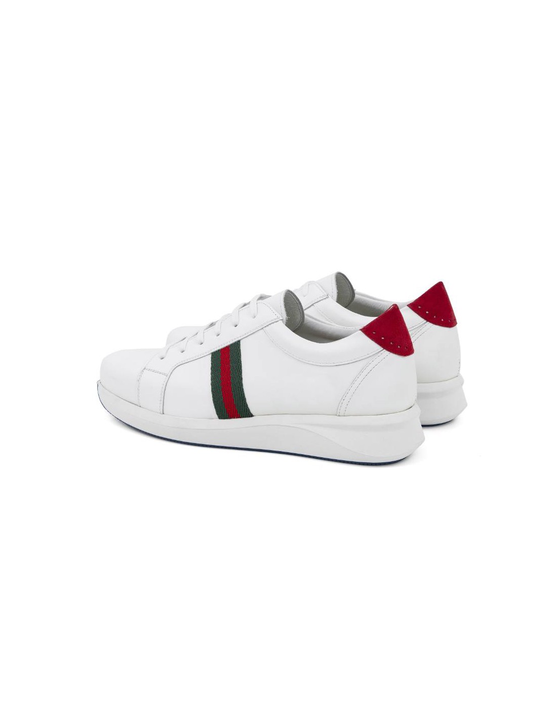 ortiz & reed Deportivo de mujer de piel con elástico lateral color blanco W-NUTE-BLANCO Ofertas de temporada