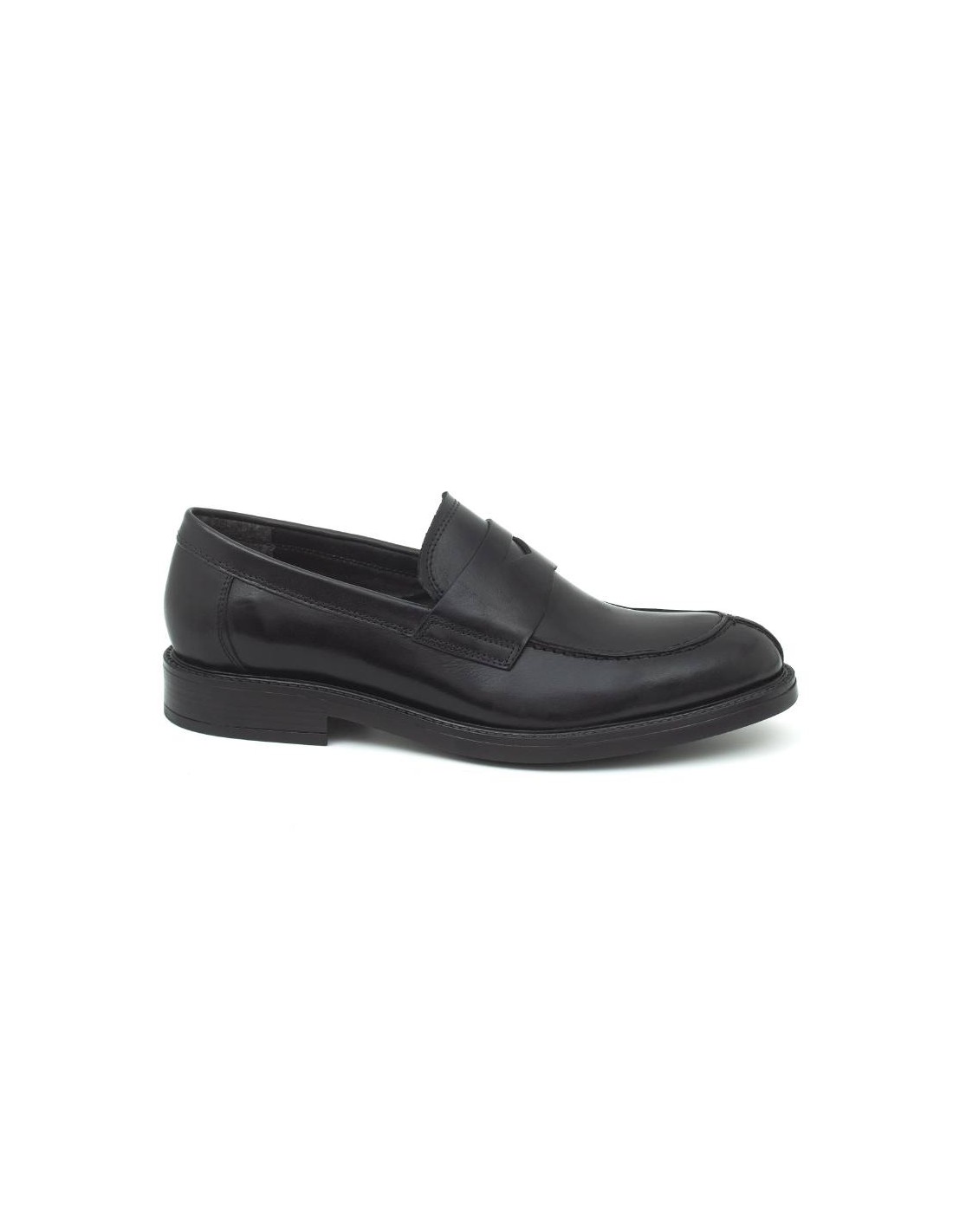 ortiz & reed Mocasín de piel con antifaz color negro PADOR-NEGRO Rebajas de fábrica