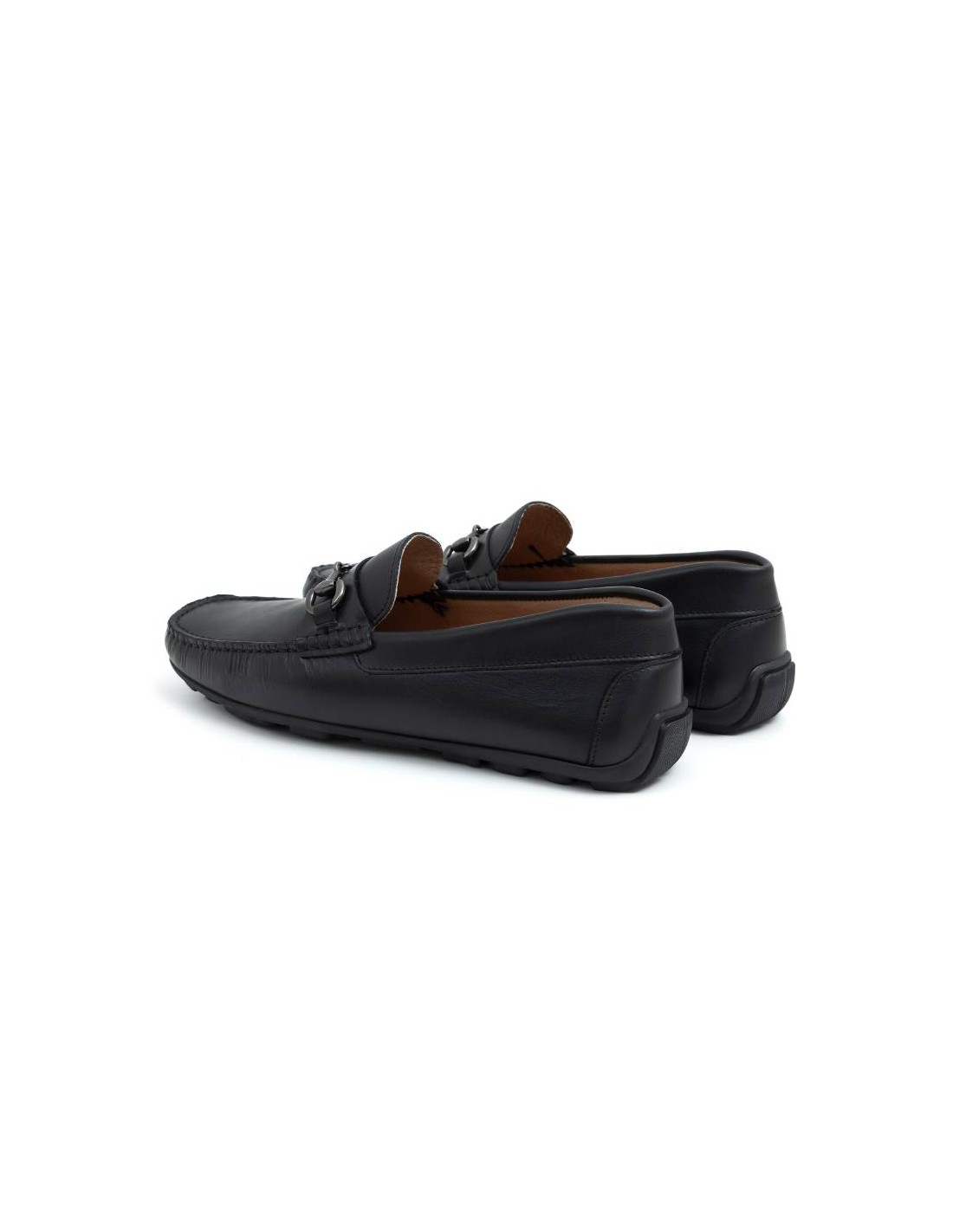 ortiz & reed Mocasín de piel con hebilla color negro BELILLA-NEGRO Últimos 3 días