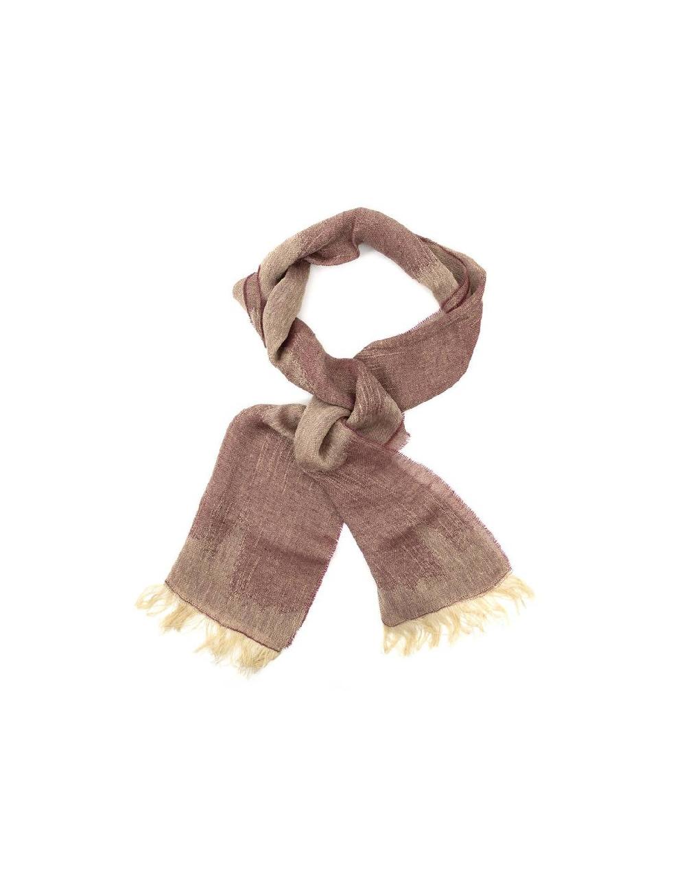 ortiz & reed Foulard para mujer lisa en degradé color burdeos BUF-1408-BURGUNDY Promoción por tiempo limitado