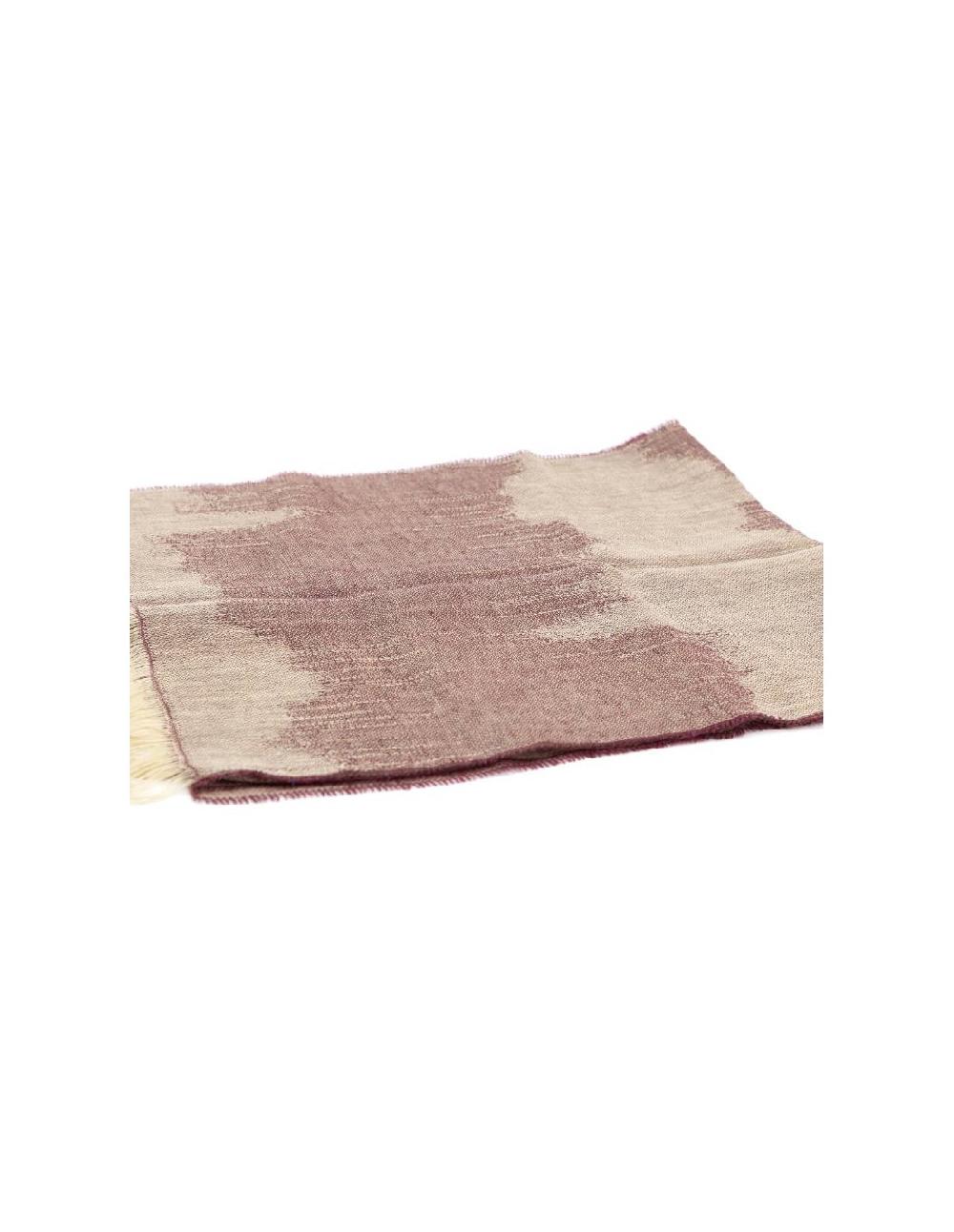 ortiz & reed Foulard para mujer lisa en degradé color burdeos BUF-1408-BURGUNDY Promoción por tiempo limitado