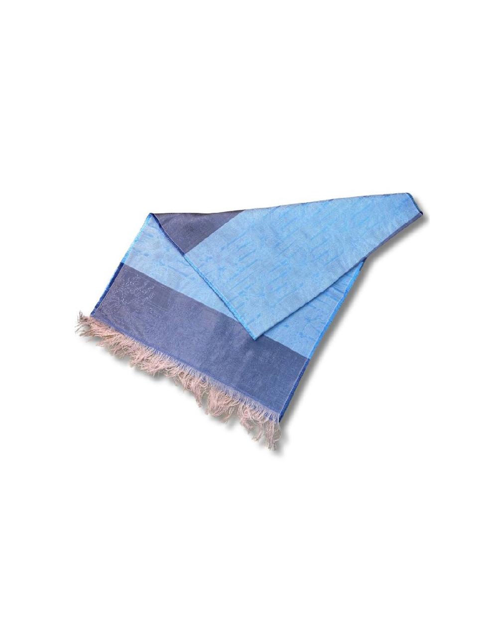 ortiz & reed Foulard para mujer liso con rayas color azul NIC-1539-BLUE Solo queda un día