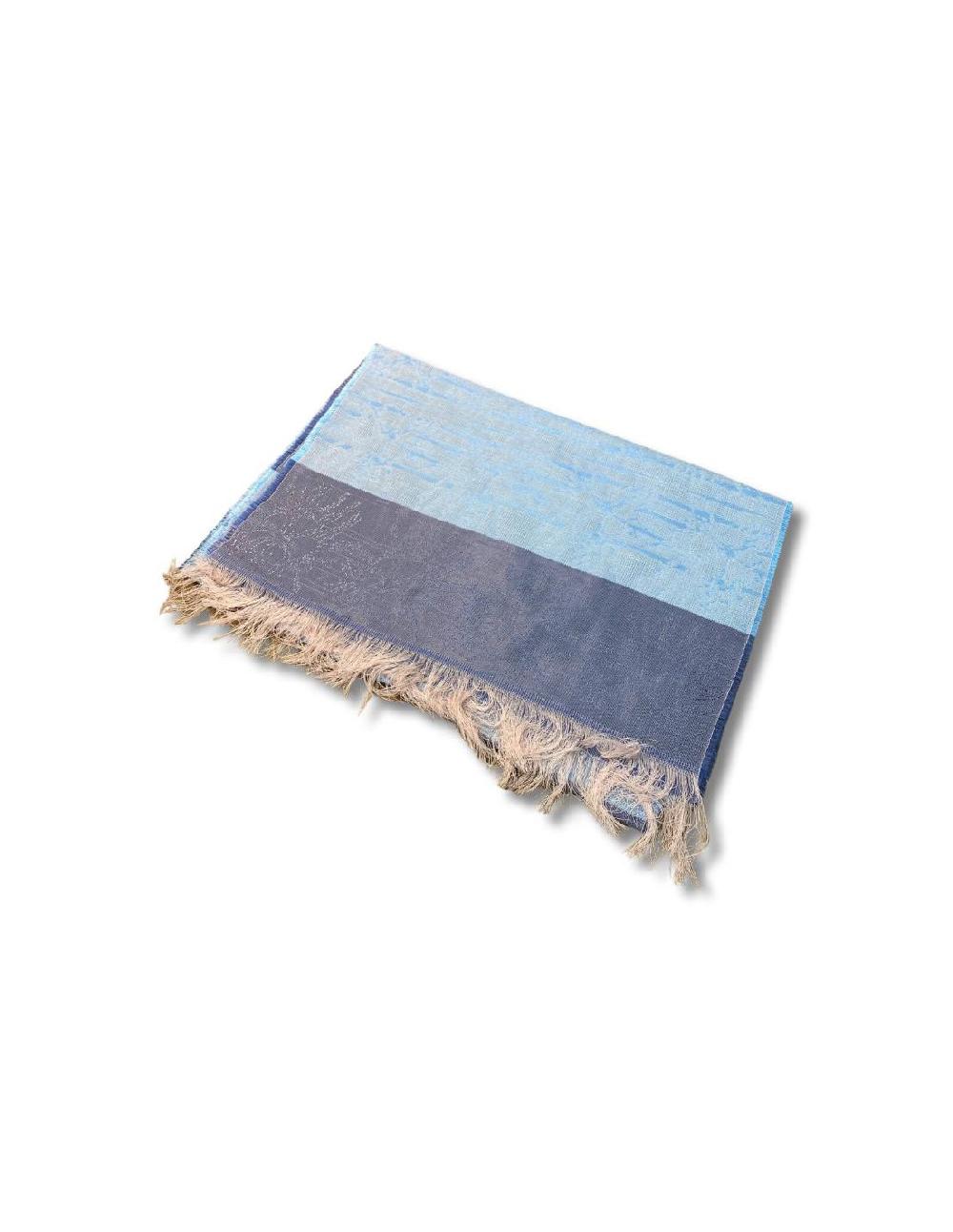 ortiz & reed Foulard para mujer liso con rayas color azul NIC-1539-BLUE Solo queda un día