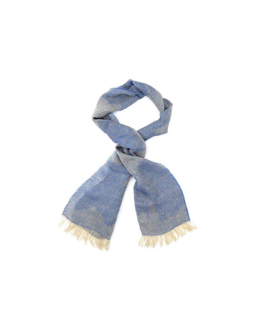 ortiz & reed Foulard para mujer liso en degradé color azul BUF-1408-BLUE Superdescuento