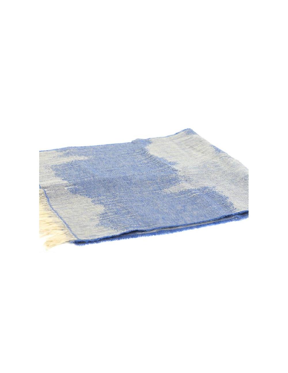 ortiz & reed Foulard para mujer liso en degradé color azul BUF-1408-BLUE Superdescuento