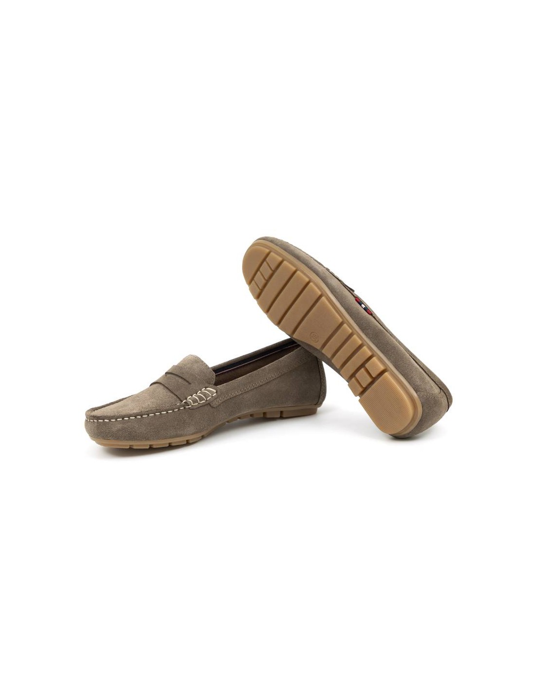 ortiz & reed Mocasines de mujer de ante con antifaz color beige W-SELLY-SAND Limitado a 3 días