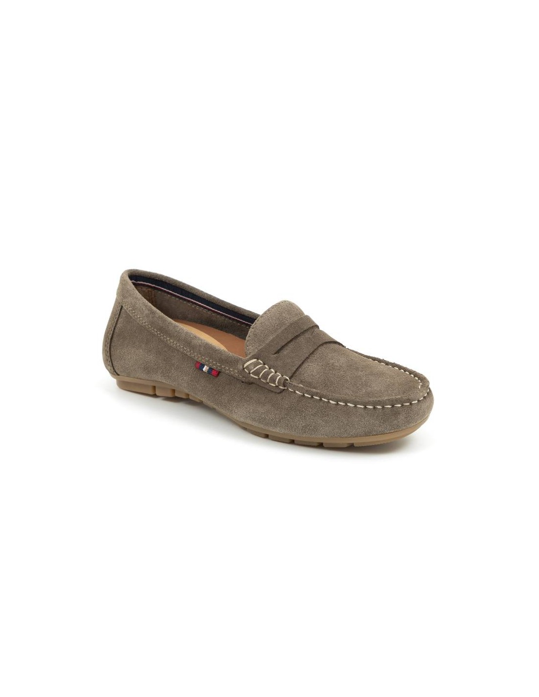 ortiz & reed Mocasines de mujer de ante con antifaz color beige W-SELLY-SAND Limitado a 3 días