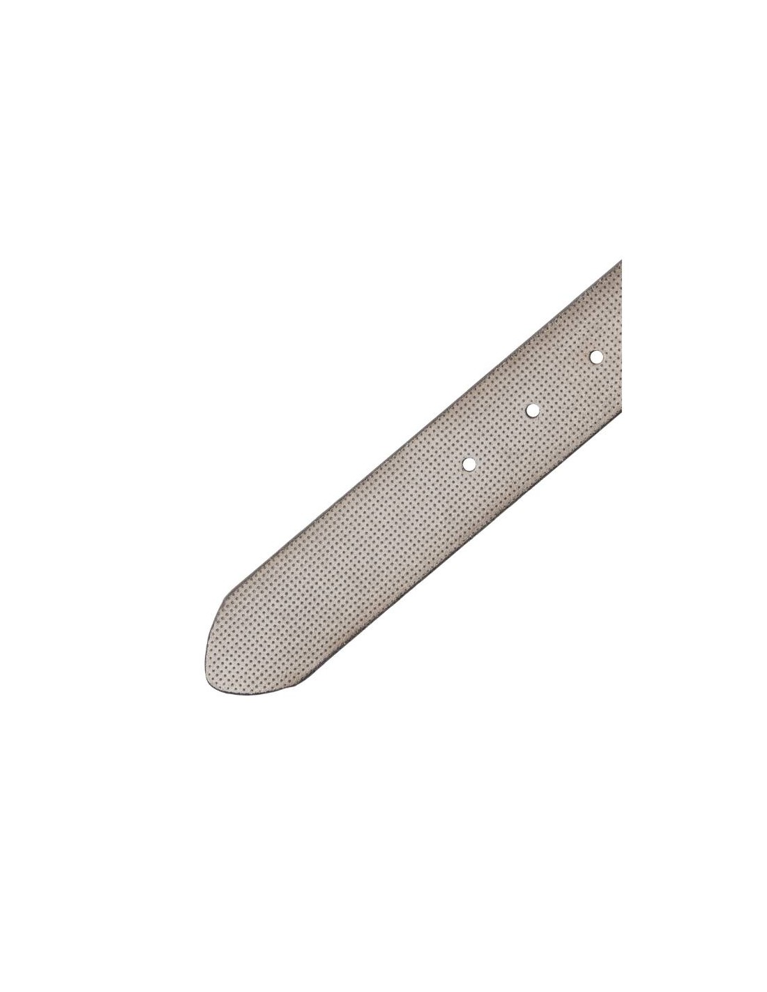 ortiz & reed Cinturón de ante construcción alomada color beige B-SORT-BEIGE Rebajas