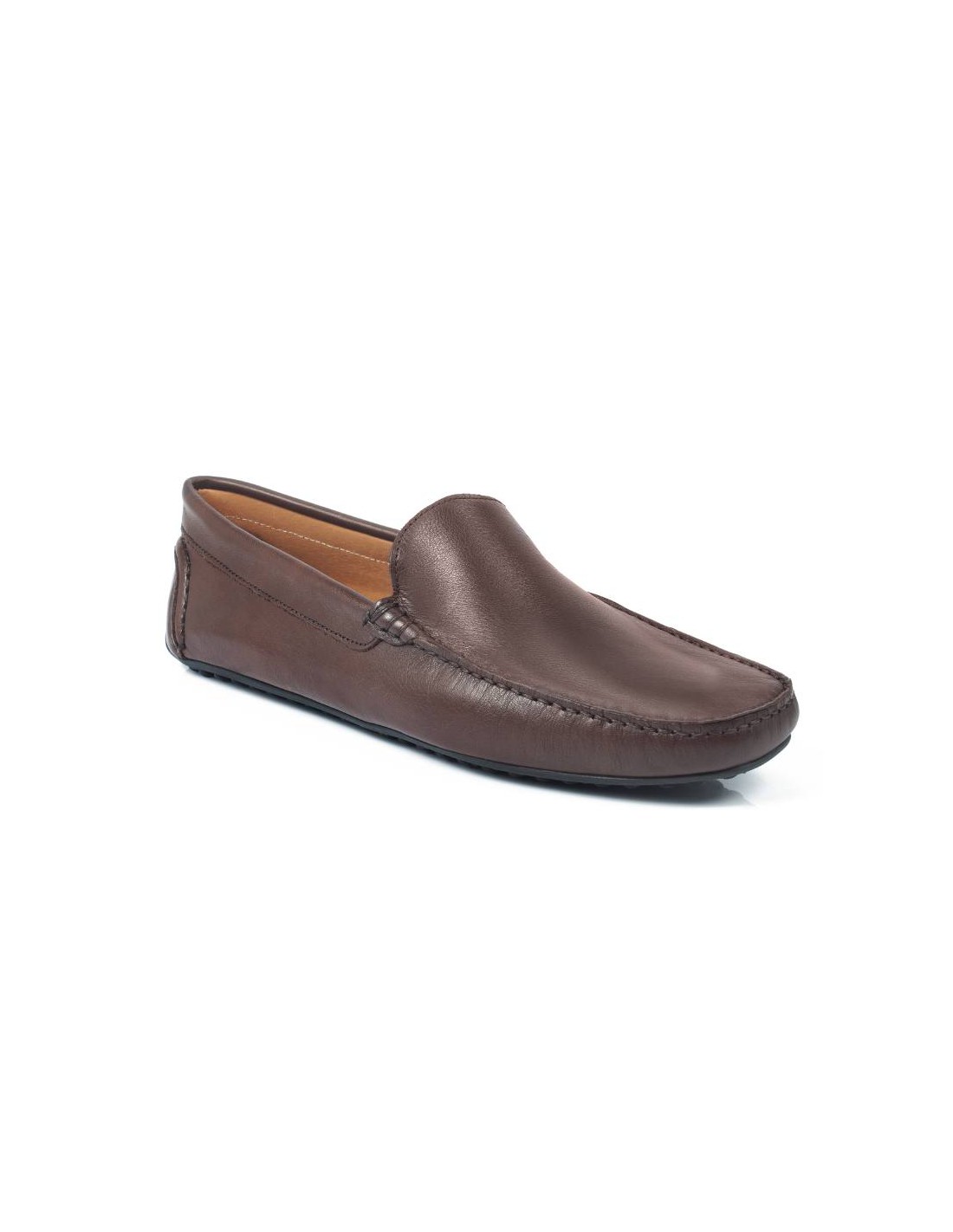 ortiz & reed Mocasín de piel con antifaz color marrón ELLIOT-BROWN Últimos 2 días