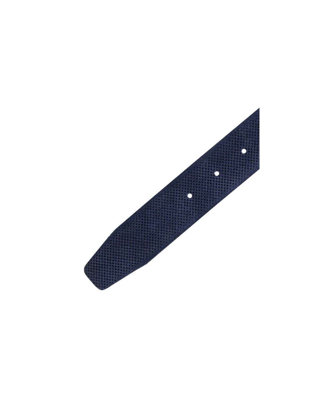 ortiz & reed Cinturón de ante liso color azul B-SEMOR-NAVY Liquidación