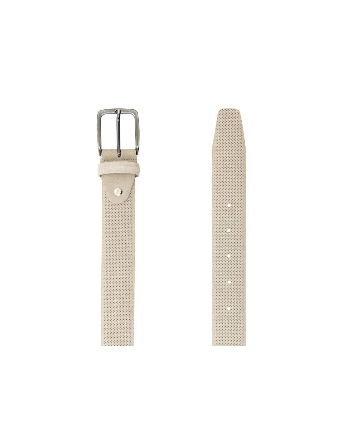ortiz & reed Cinturón de ante liso color beige B-SEMOR-CORDA Limitado a 3 días
