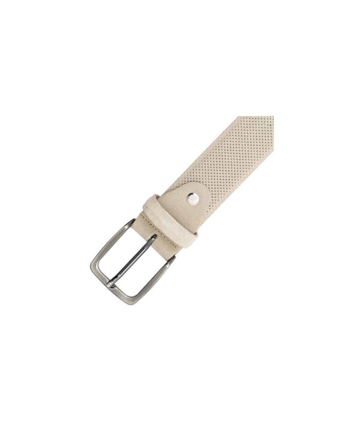 ortiz & reed Cinturón de ante liso color beige B-SEMOR-CORDA Limitado a 3 días