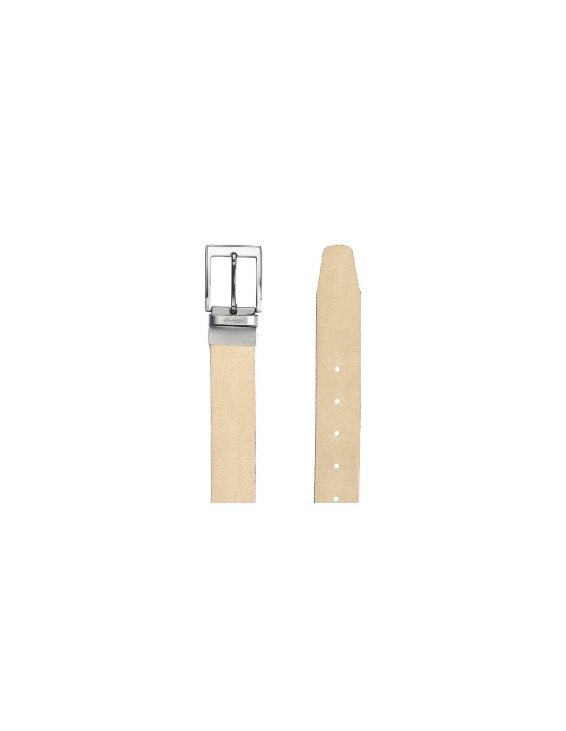 ortiz & reed Cinturón de ante liso color beige B-SINGLE-TOPO Ahorra y exporta