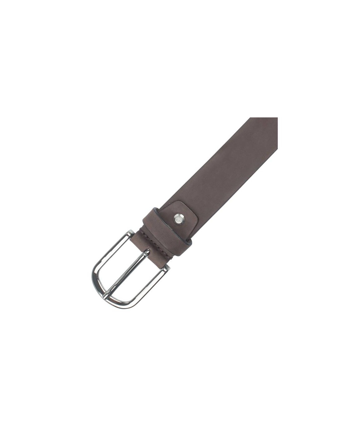 ortiz & reed Cinturón de nobuck liso color marrón B-NORTE-MARRON Ofertas especiales