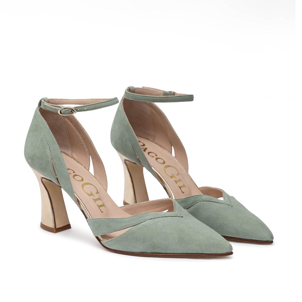 paco gil HAZEL MINT SUEDE Libre de impuestos