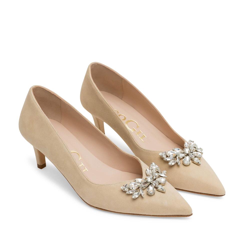 paco gil CAROLINE BEIGE SUEDE En línea