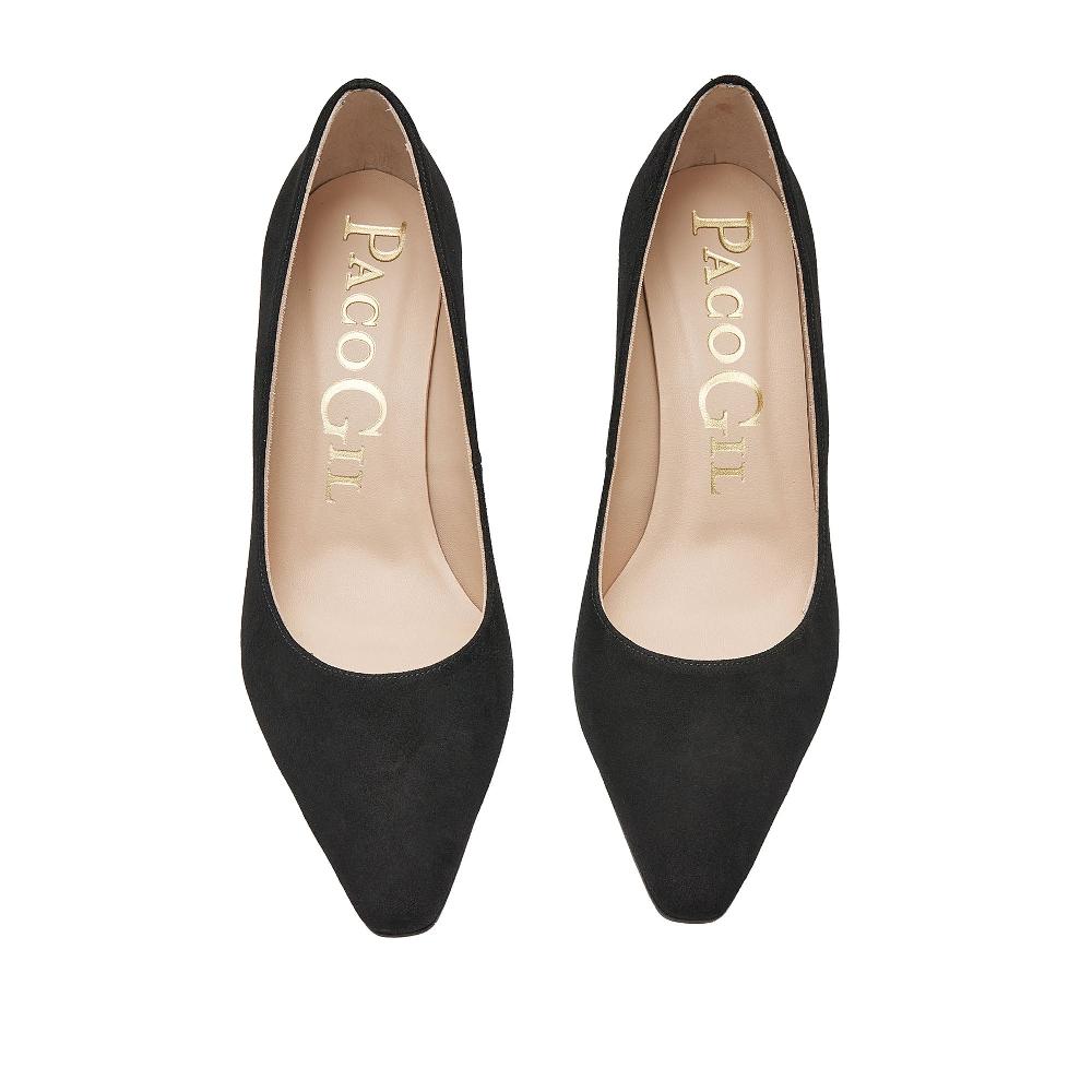 paco gil XIMENA BLACK SUEDE En línea