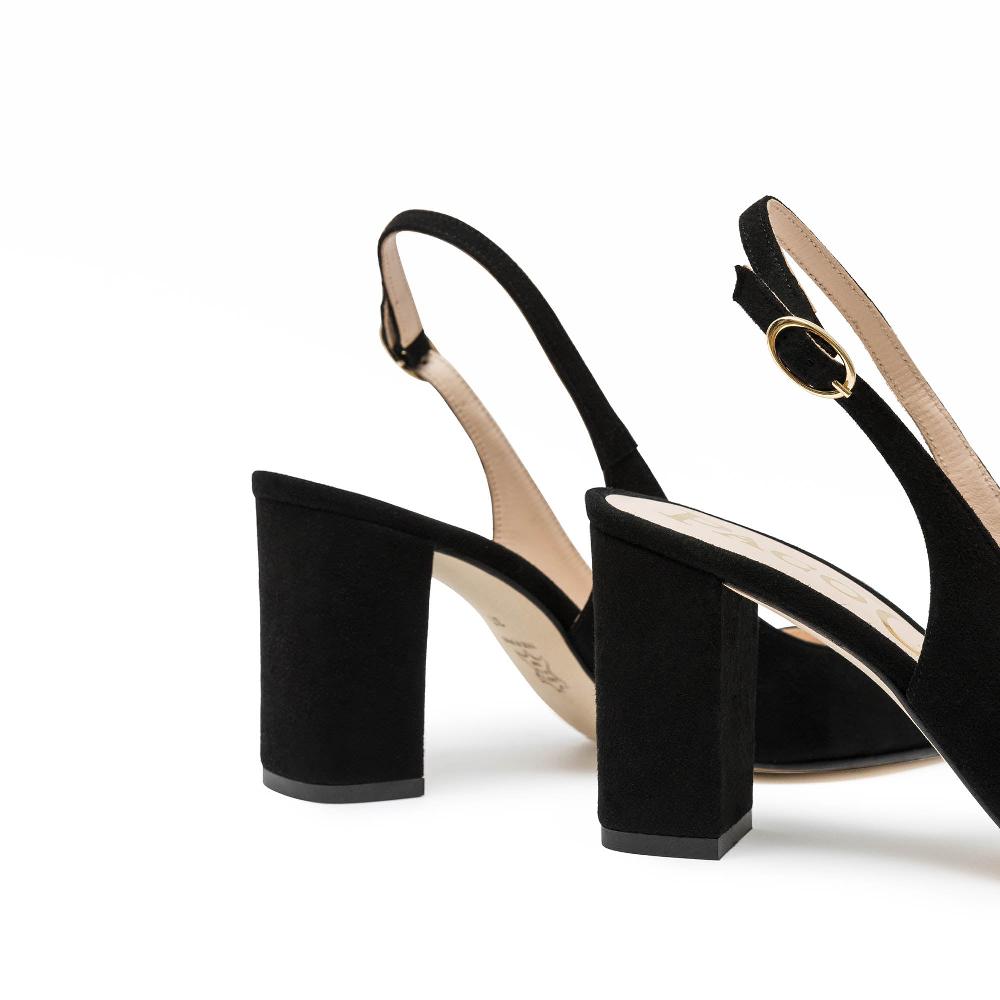 paco gil SIBILLA BLACK SUEDE Rebajas de fábrica