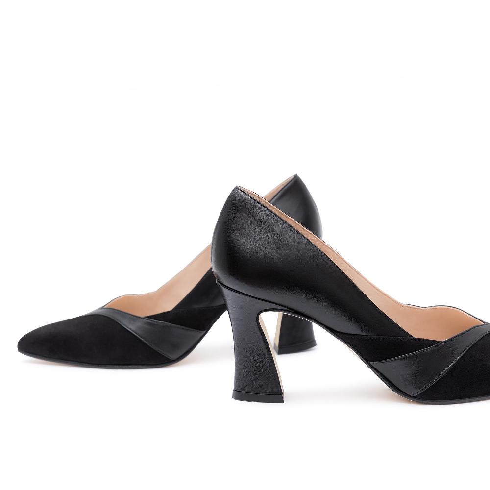 paco gil CARINA BLACK SUEDE/NAPA Descuento