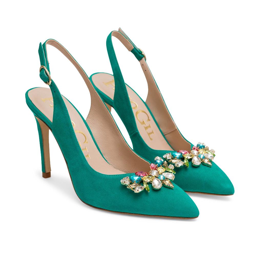 paco gil CASILDA GREEN SUEDE Mejor oferta