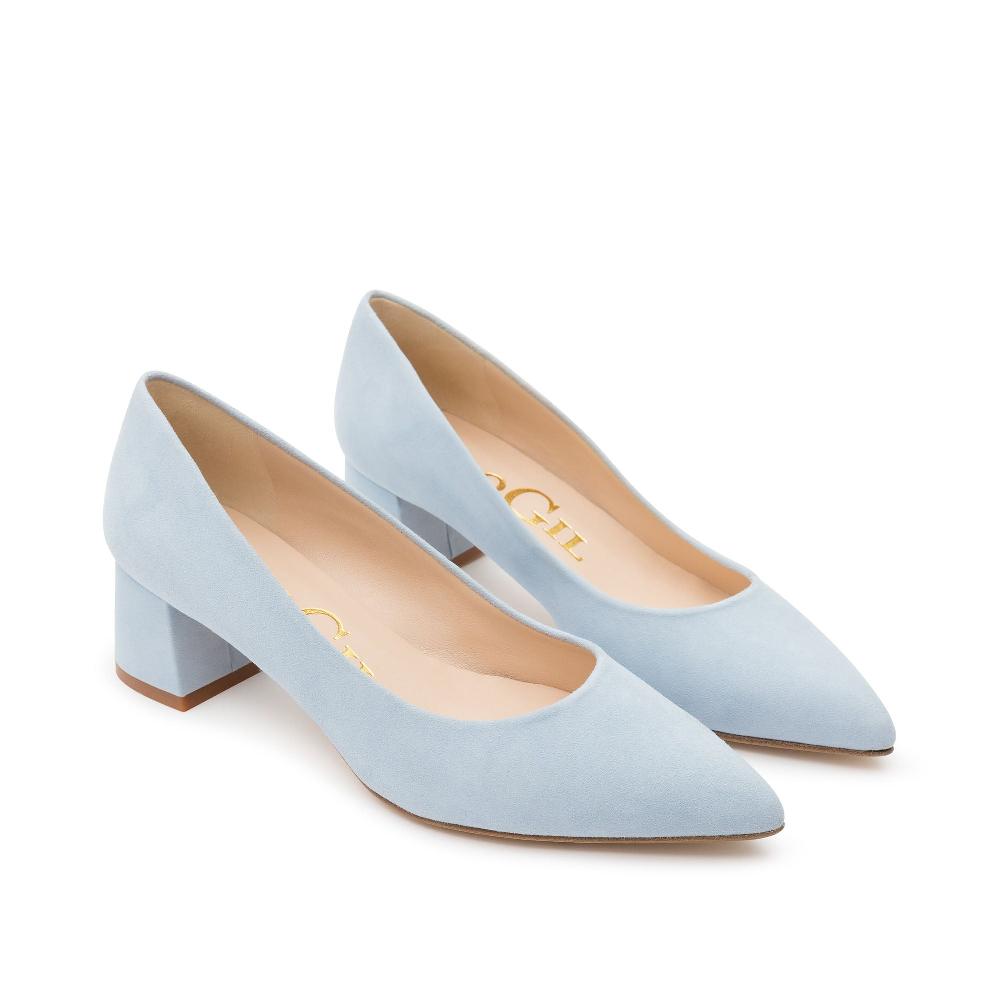 paco gil GRETA AZURE SUEDE Oferta especial de fábrica