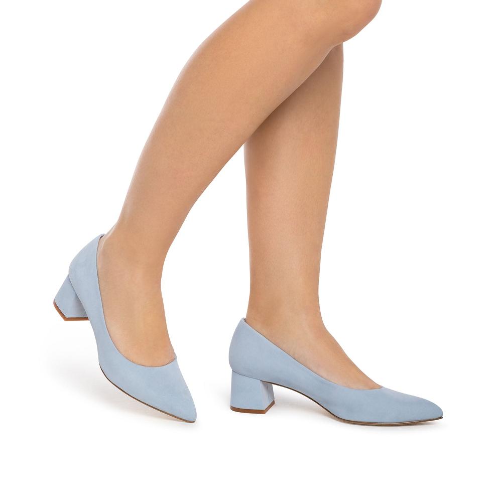 paco gil GRETA AZURE SUEDE Oferta especial de fábrica