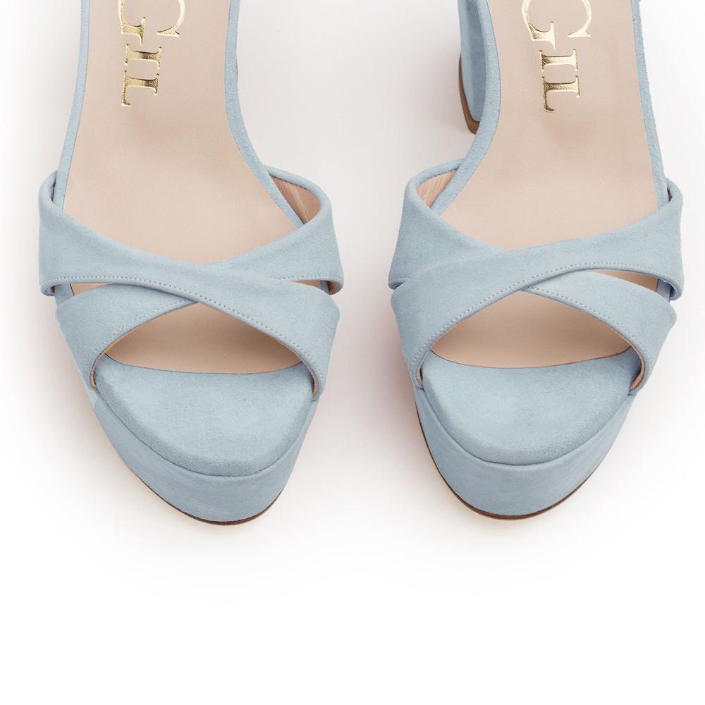 paco gil DEMI AZURE SUEDE Rebajas