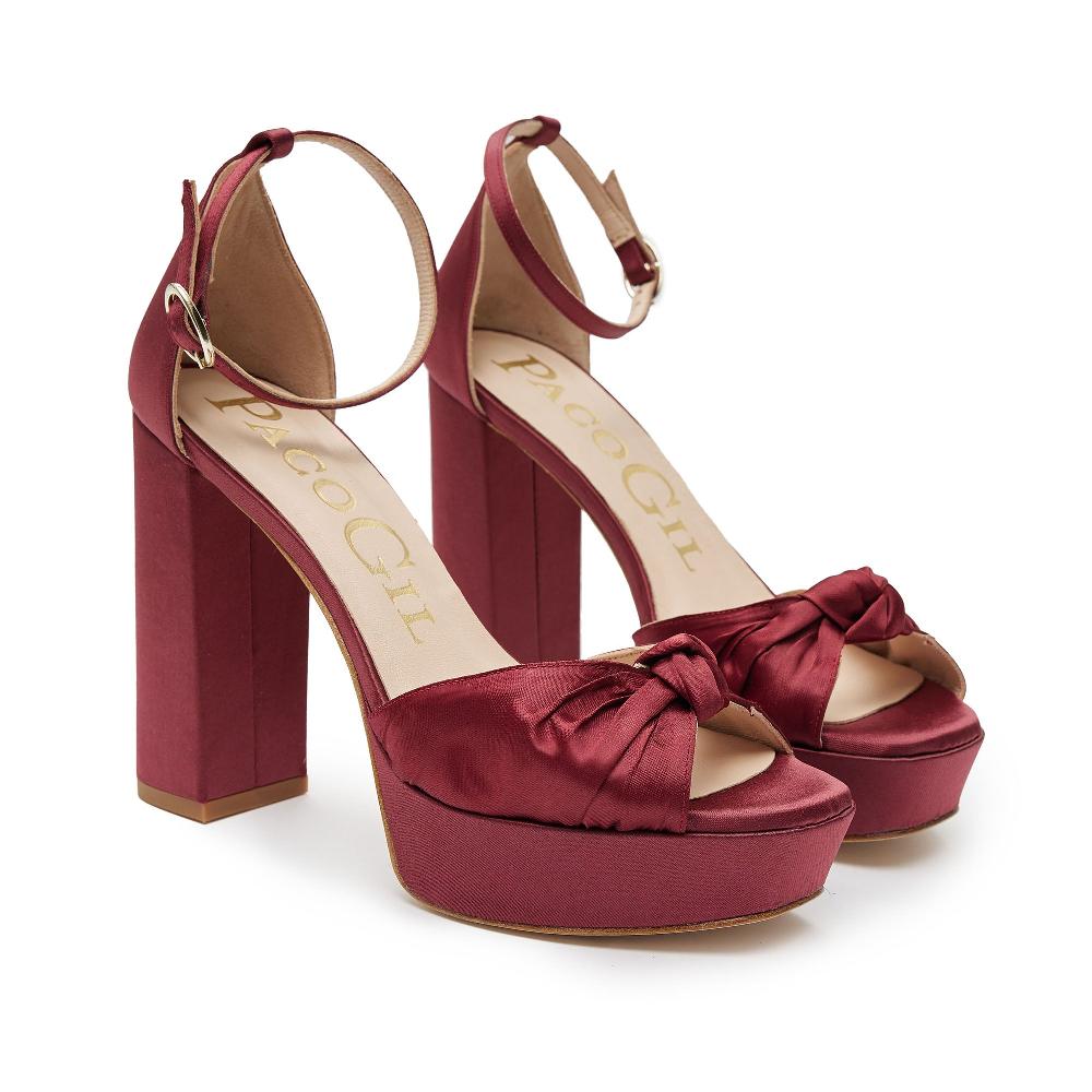 paco gil ALANA WINE SATIN Tienda