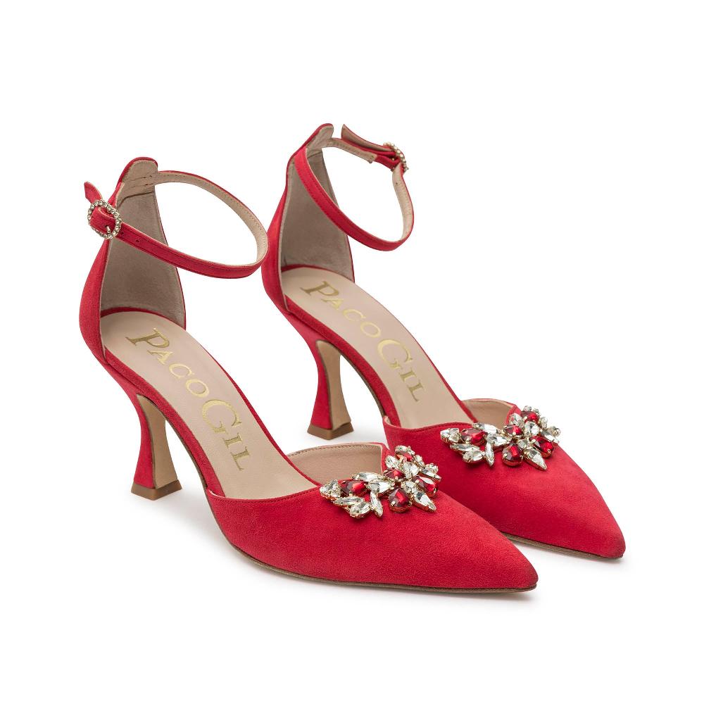 paco gil EMMA RED SUEDE Solo queda un día