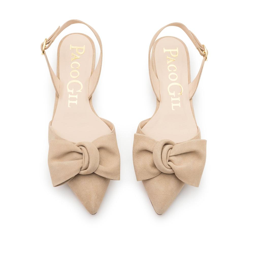 paco gil GIANNA BEIGE SUEDE En oferta