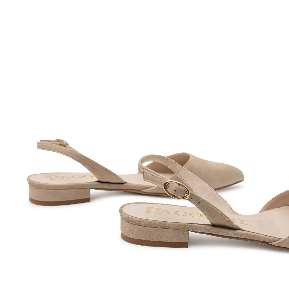 paco gil SABINA BEIGE SUEDE Descuentos del mes